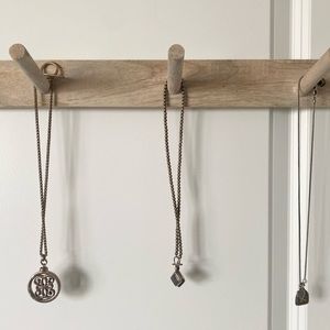 3 vintage tarnished Sundance Silpada necklaces